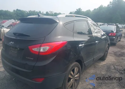 2014 Hyundai Tucson Limited from USA, damaged, VIN KM8JU3AGXEU821432